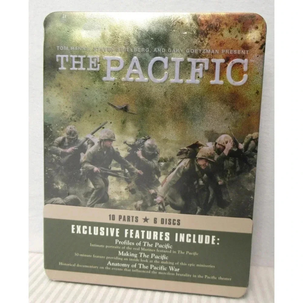 The Pacific HBO Complete Series (DVD, 2010) Tin Boxed Set New & Sealed